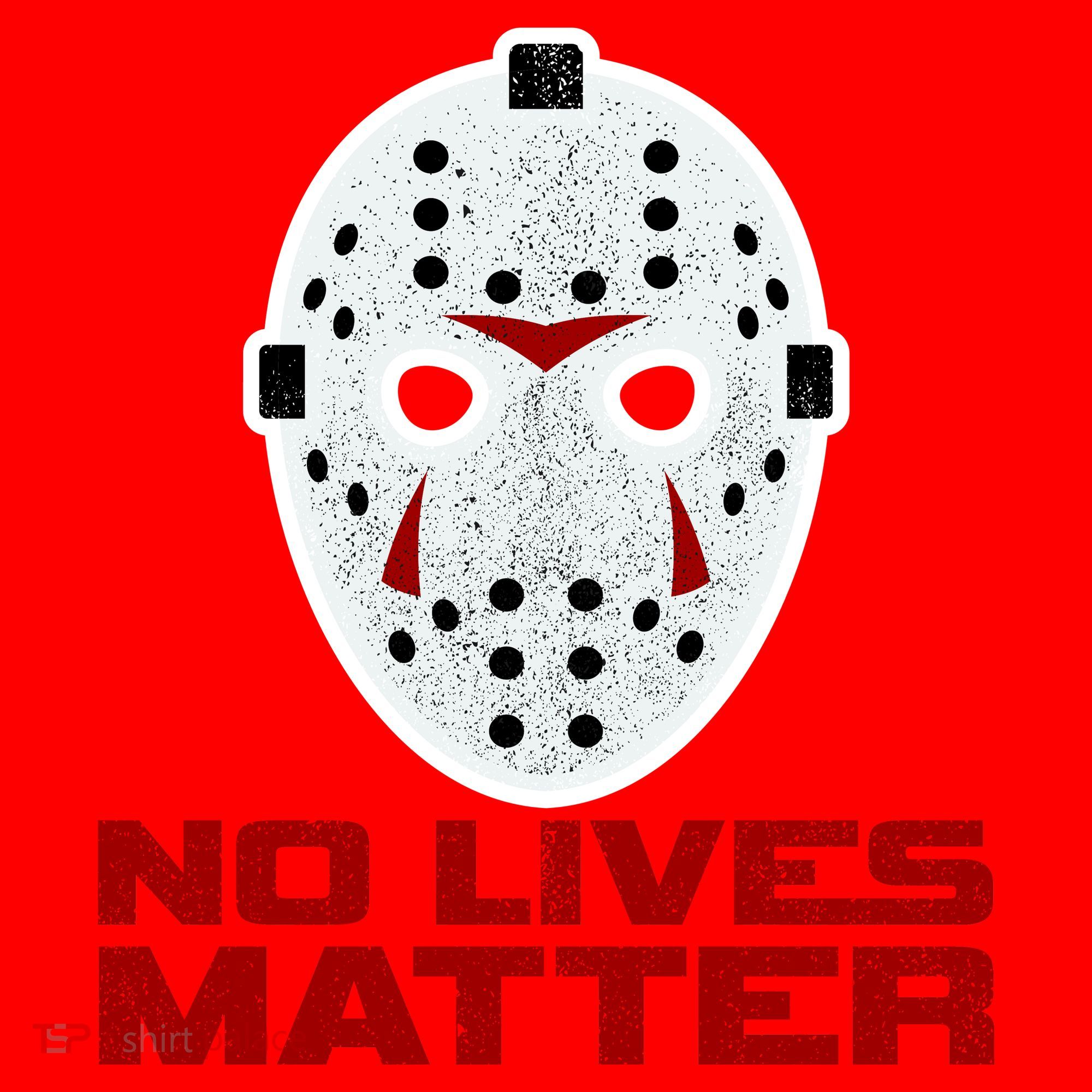 No Lives Matter Scary Halloween Mask Santa Hat