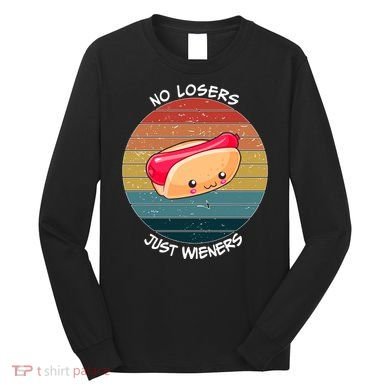 No Losers Just Wieners Long Sleeve Shirt