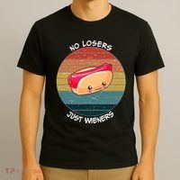 No Losers Just Wieners T-Shirt thumb 3