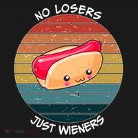 No Losers Just Wieners Pajama Set thumb 2