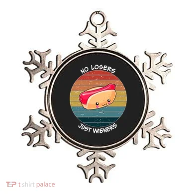 No Losers Just Wieners Ornament