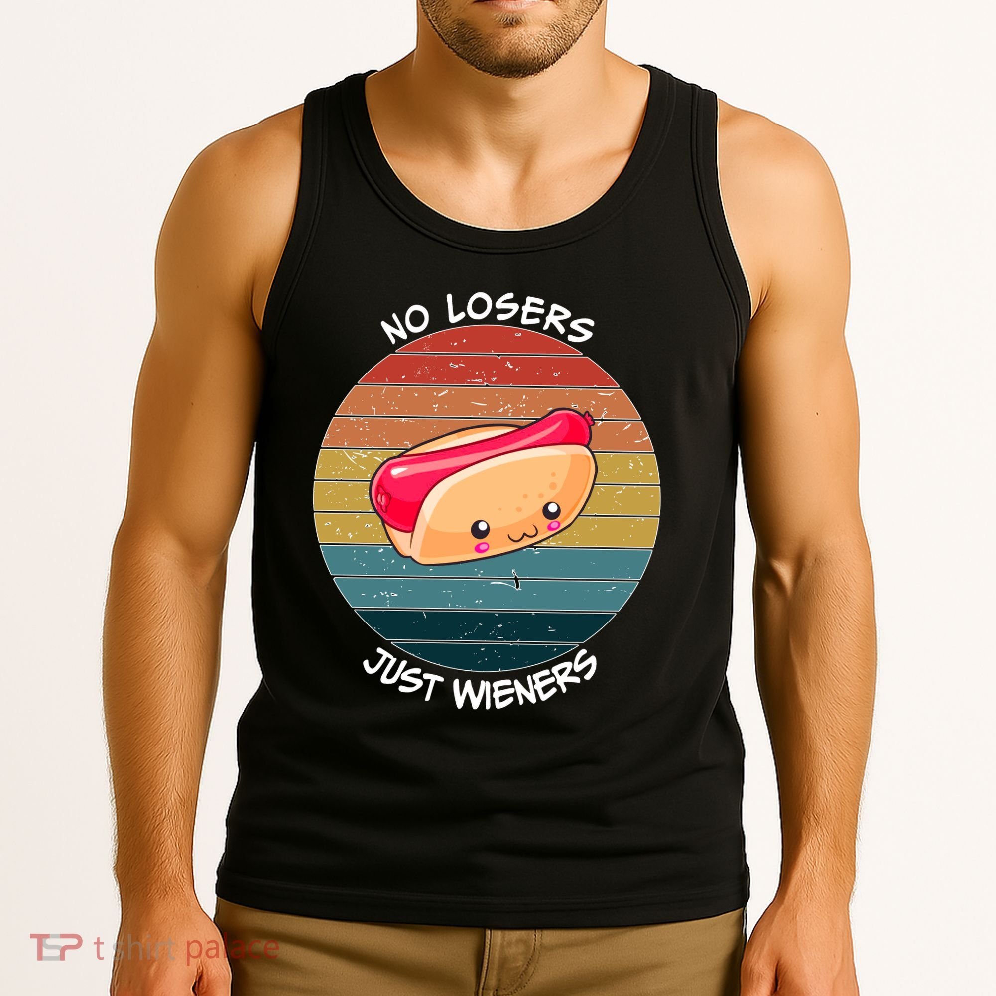 No Losers Just Wieners Tank Top