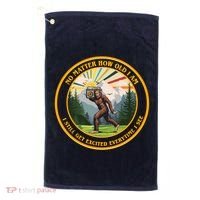 No Matter How Old I Am I Still Get Excited Every Time I See Bigfoot Golf Towel thumb 0