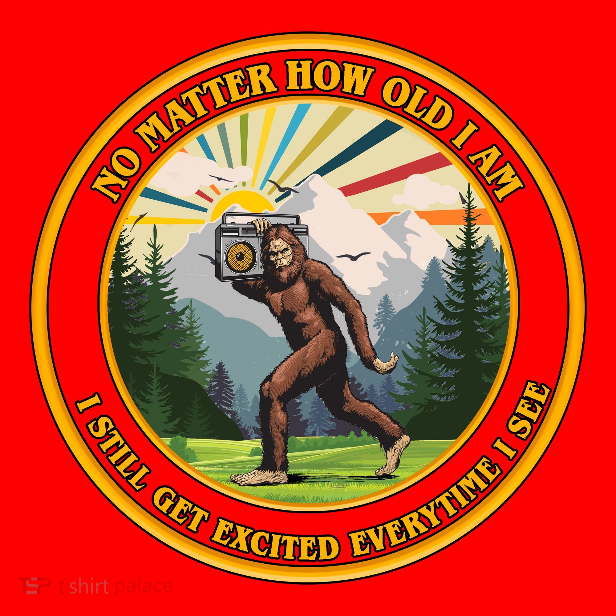 No Matter How Old I Am I Still Get Excited Every Time I See Bigfoot Santa Hat