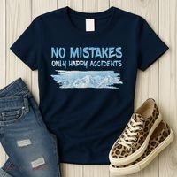 No Mistakes Only Happy Accidents Women's T-Shirt thumb 3