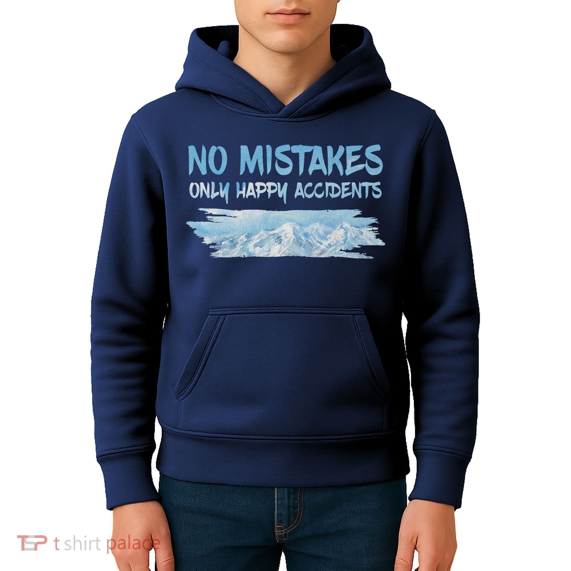 No Mistakes Only Happy Accidents Kids Hoodie