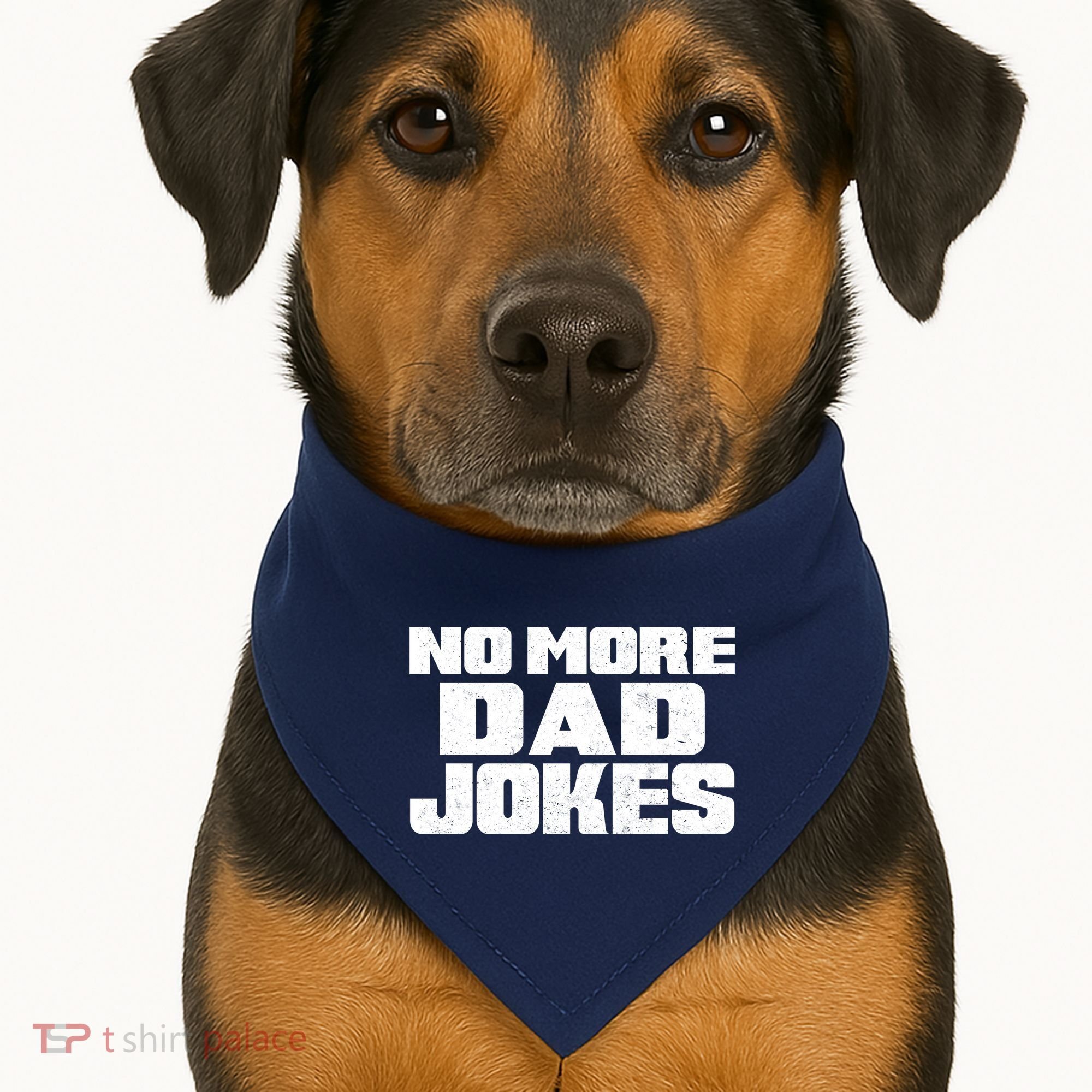 No More Dad Jokes USA-Made Doggie Bandana