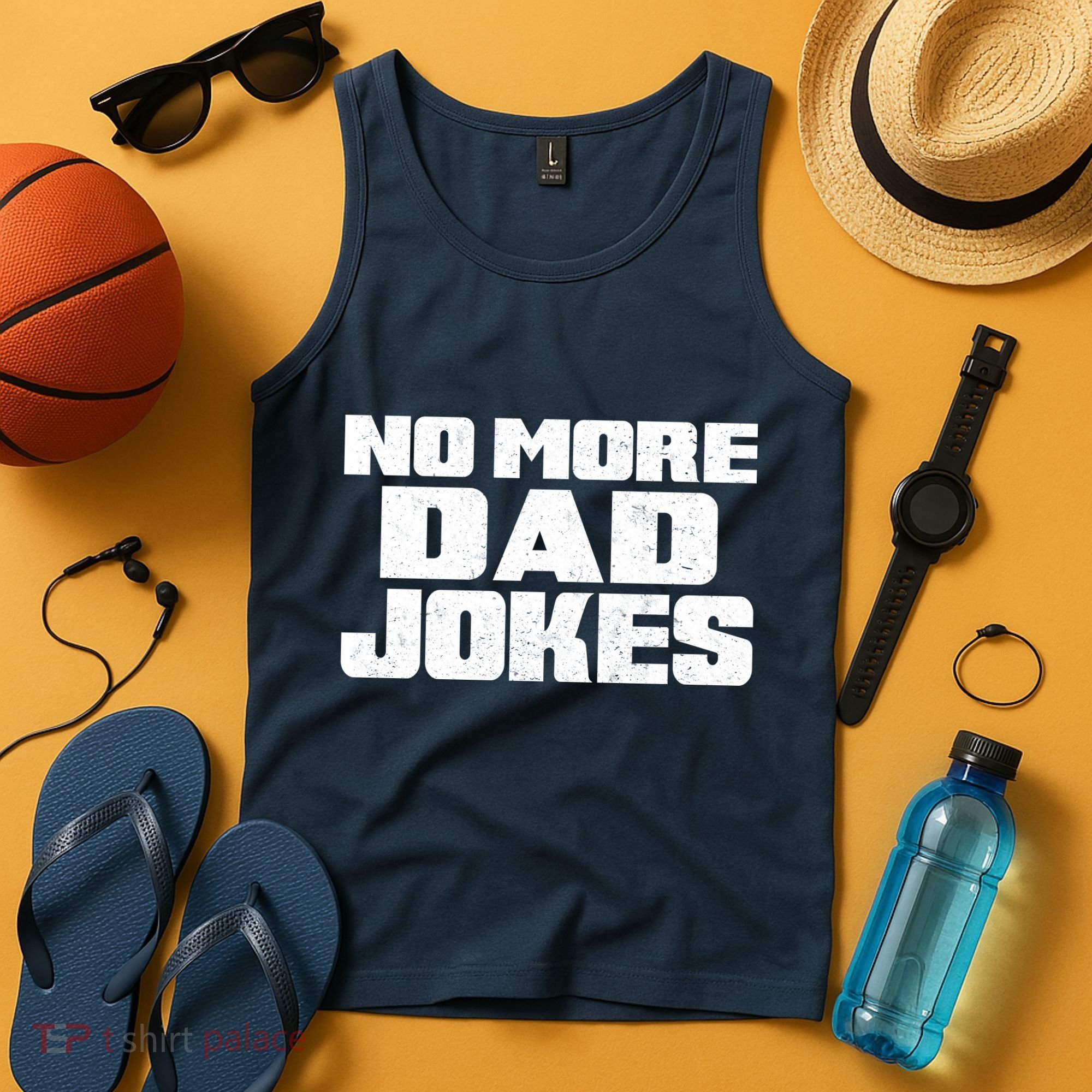 No More Dad Jokes Tank Top