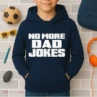 No More Dad Jokes Kids Hoodie thumb 2