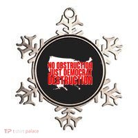 No Obstruction Just Democrat Destruction Ornament thumb 0