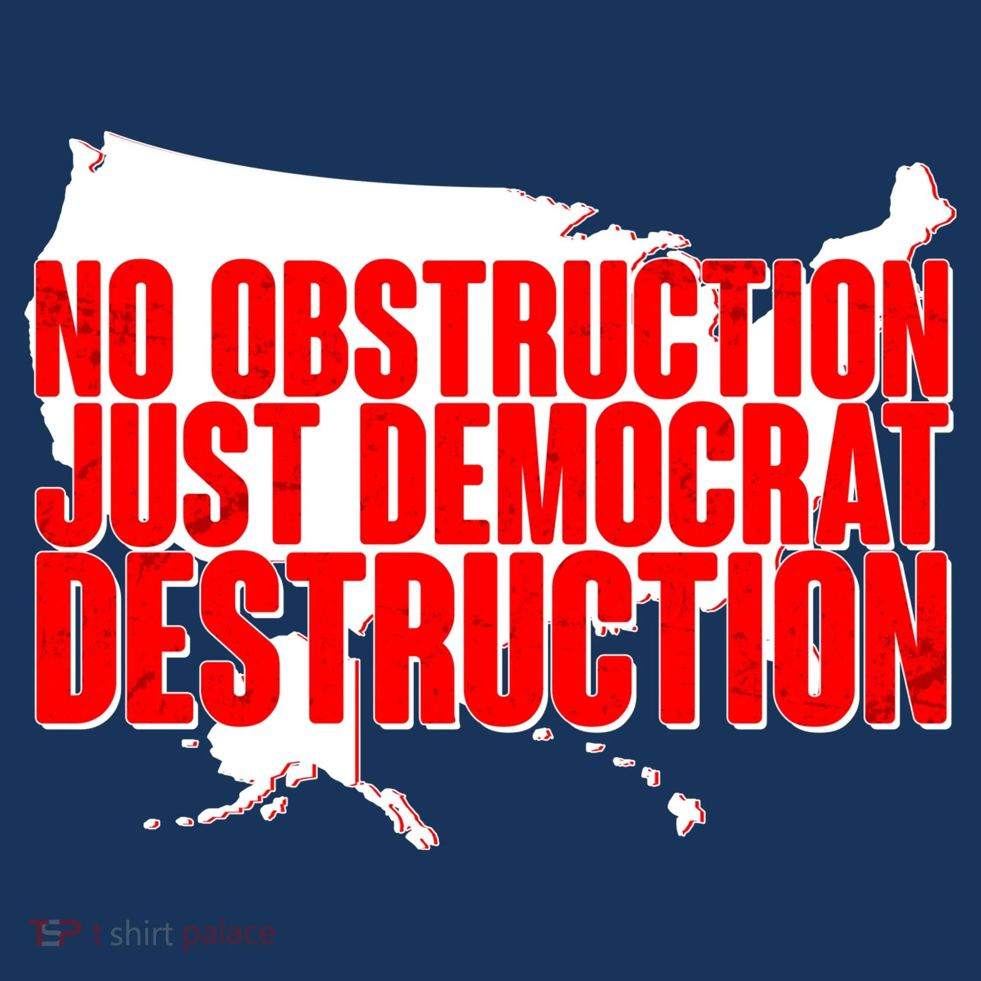 No Obstruction Just Democrat Destruction Women's Sweatshirt