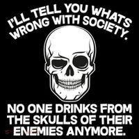 No One Drinks From The Skulls of Their Enemies Anymore Women's Hoodie thumb 2