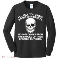 No One Drinks From The Skulls of Their Enemies Anymore Kids Long Sleeve Shirt thumb 0