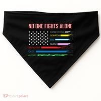 No One Fights Alone USA-Made Doggie Bandana thumb 0