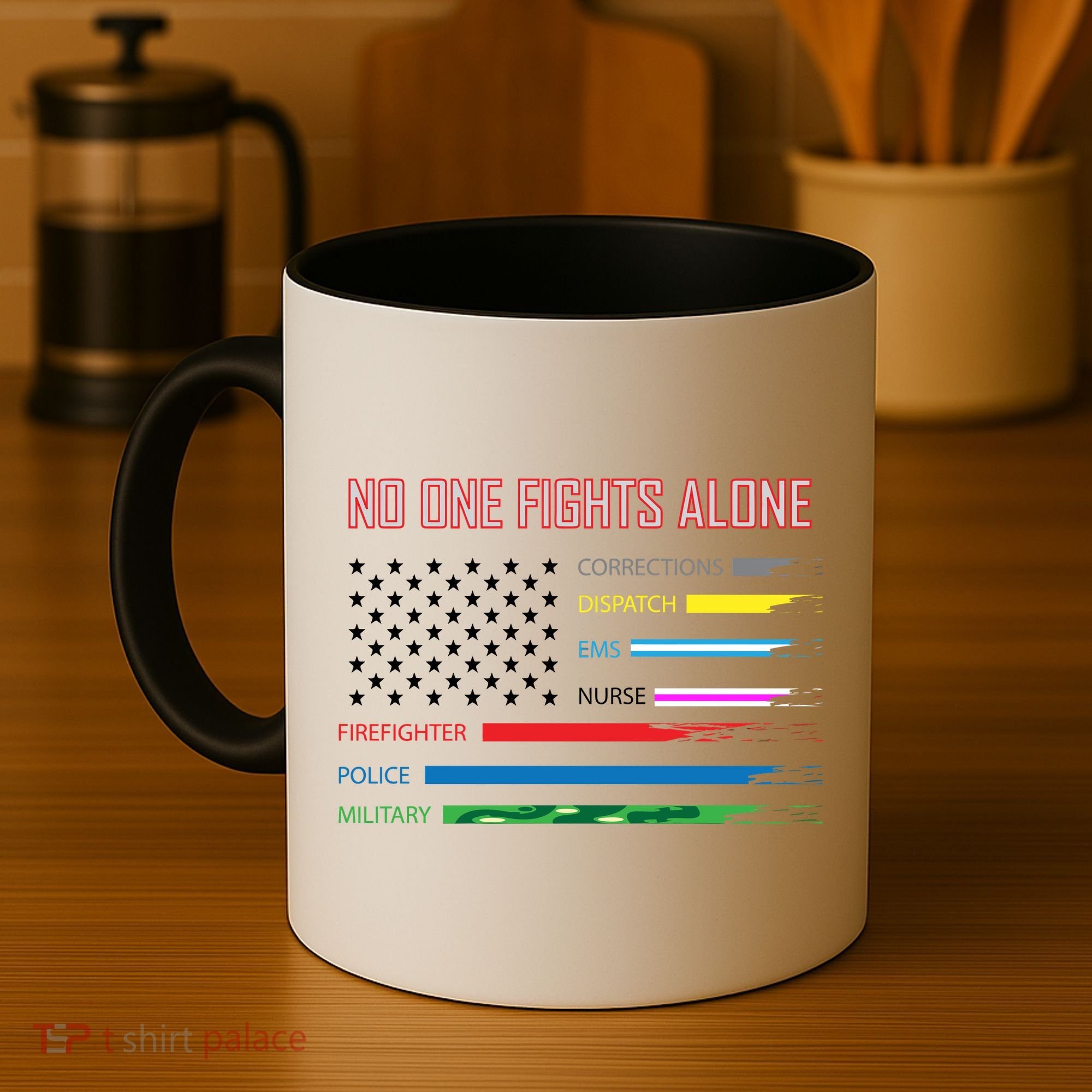 No One Fights Alone Coffee Mug
