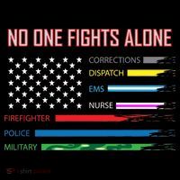 No One Fights Alone Mousepad thumb 1