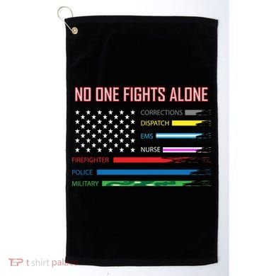No One Fights Alone Golf Towel