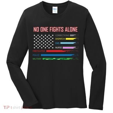 No One Fights Alone Women's Long Sleeve Shirt