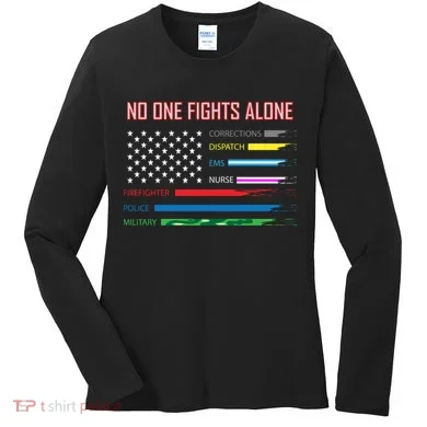 No One Fights Alone Women's Long Sleeve Shirt