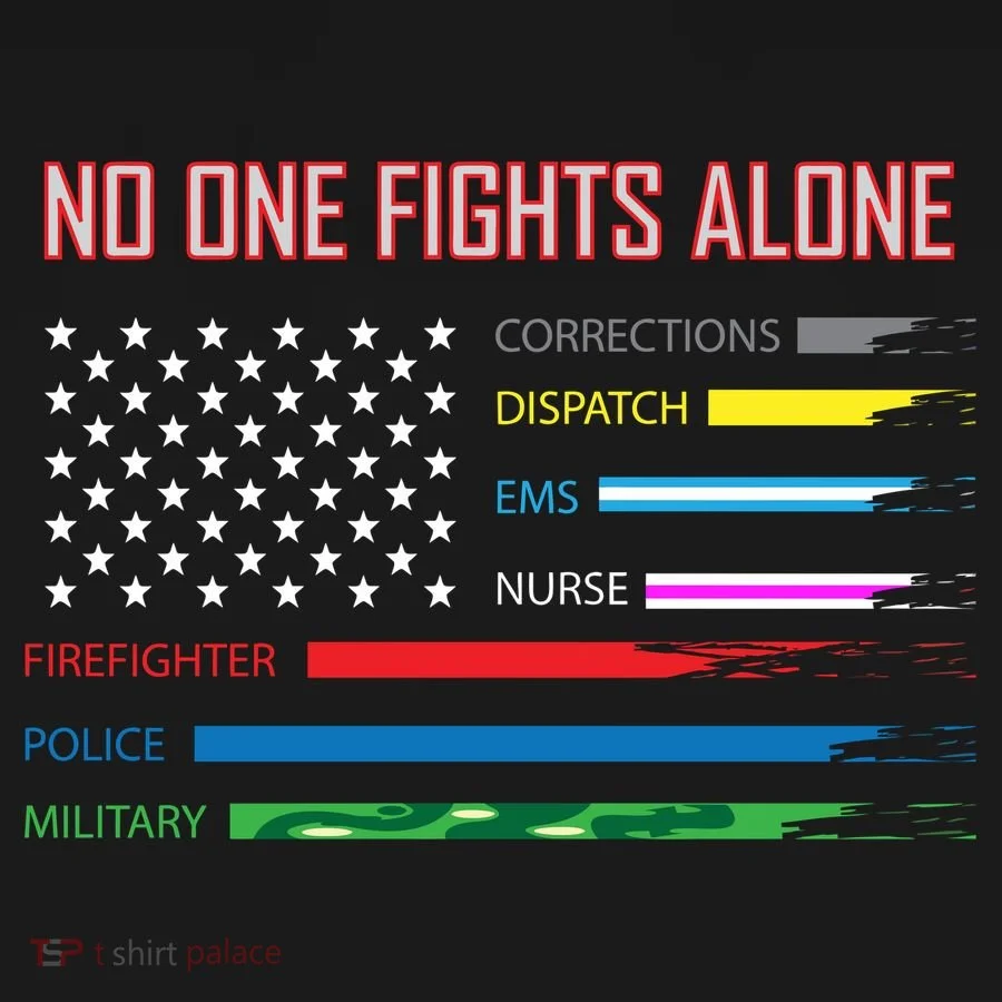 No One Fights Alone Women's Long Sleeve Shirt