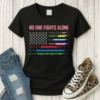 No One Fights Alone Women's T-Shirt thumb 3