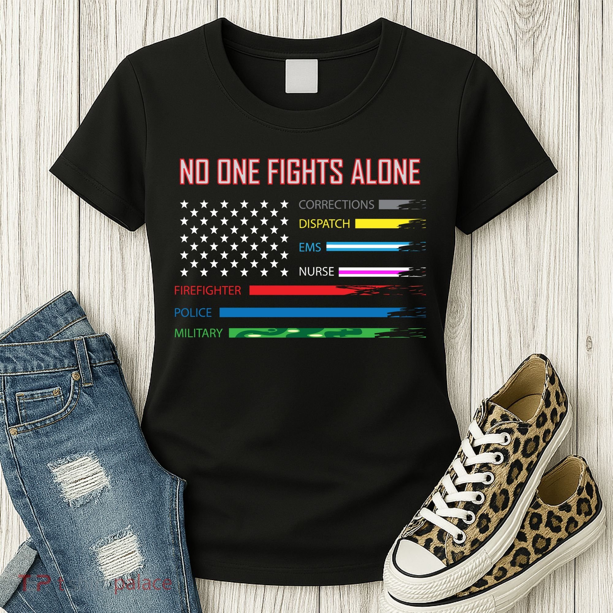 No One Fights Alone Women's T-Shirt