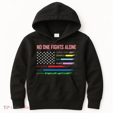 No One Fights Alone Kids Hoodie