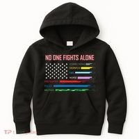 No One Fights Alone Kids Hoodie thumb 0