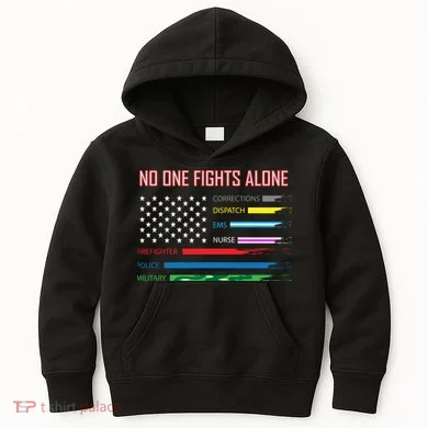 No One Fights Alone Kids Hoodie