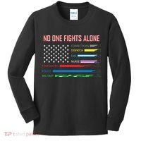 No One Fights Alone Kids Long Sleeve Shirt thumb 0