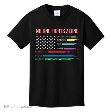 No One Fights Alone Kids T-Shirt