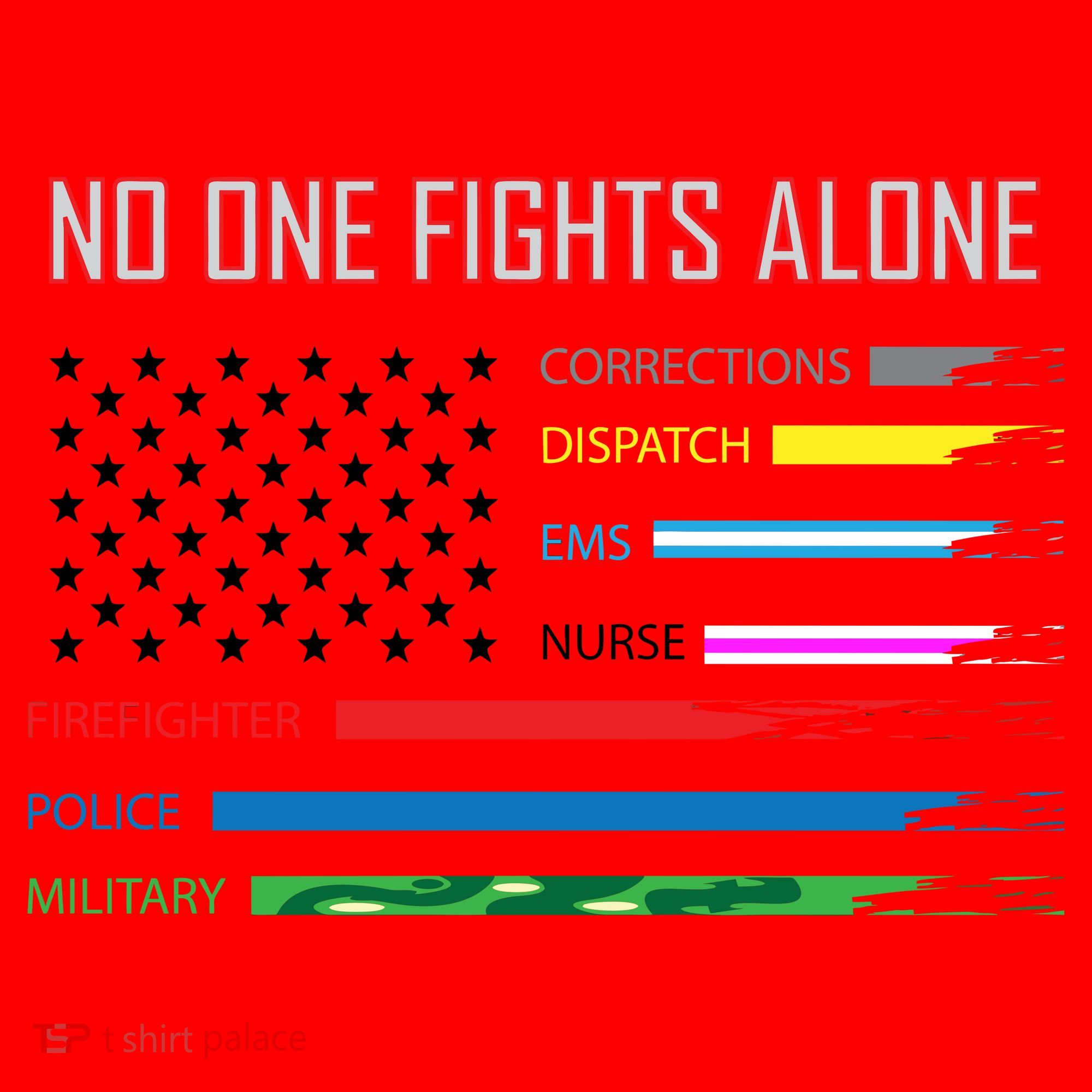 No One Fights Alone Santa Hat