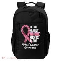 No One Fights Alone Breast Cancer Ribbon Backpack thumb 0