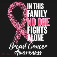 No One Fights Alone Breast Cancer Ribbon Backpack thumb 2