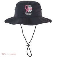 No One Fights Alone Breast Cancer Ribbon Bucket Hat thumb 0