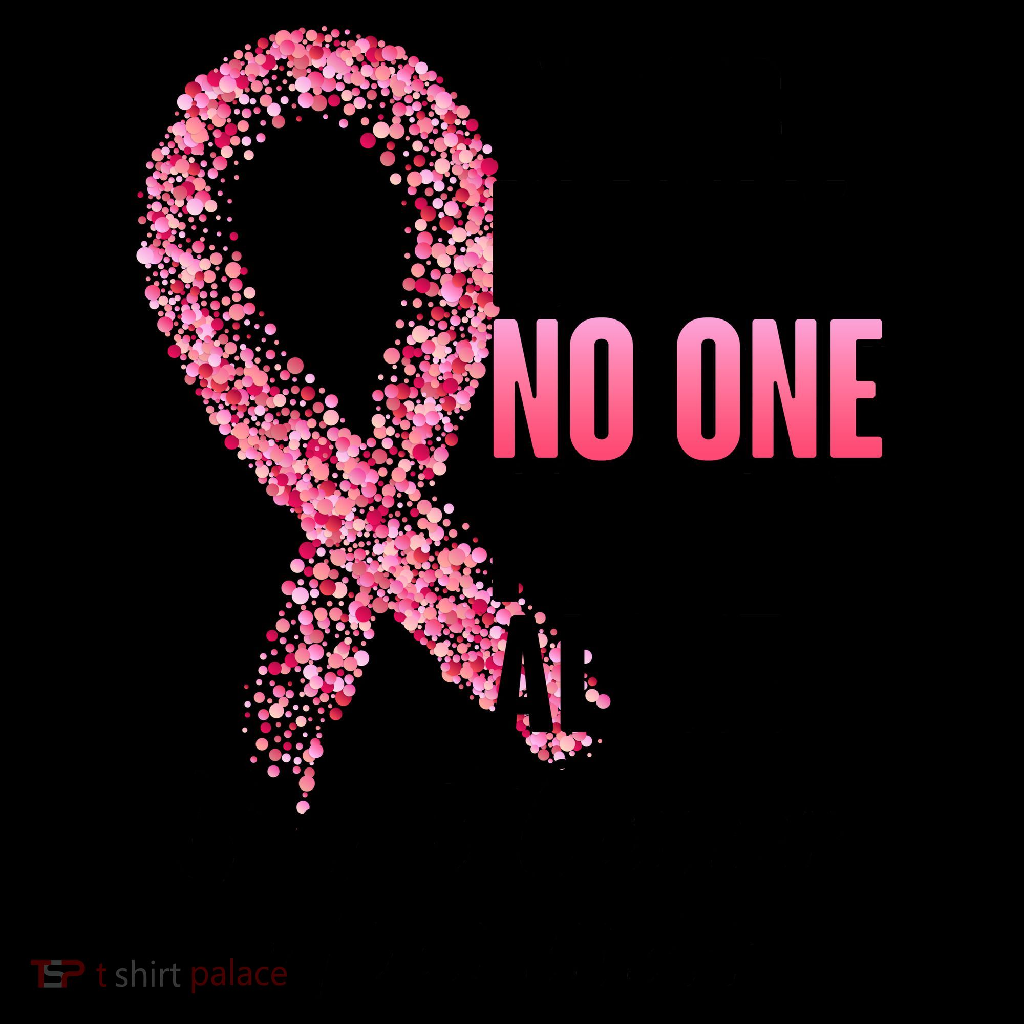 No One Fights Alone Breast Cancer Ribbon Coffee Mug