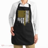 No One Fights Alone Childhood Cancer Apron thumb 2