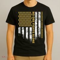 No One Fights Alone Childhood Cancer T-Shirt thumb 3