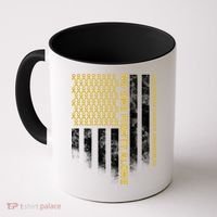 No One Fights Alone Childhood Cancer Coffee Mug thumb 0