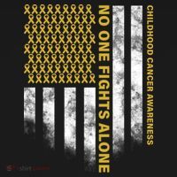 No One Fights Alone Childhood Cancer Polo thumb 3