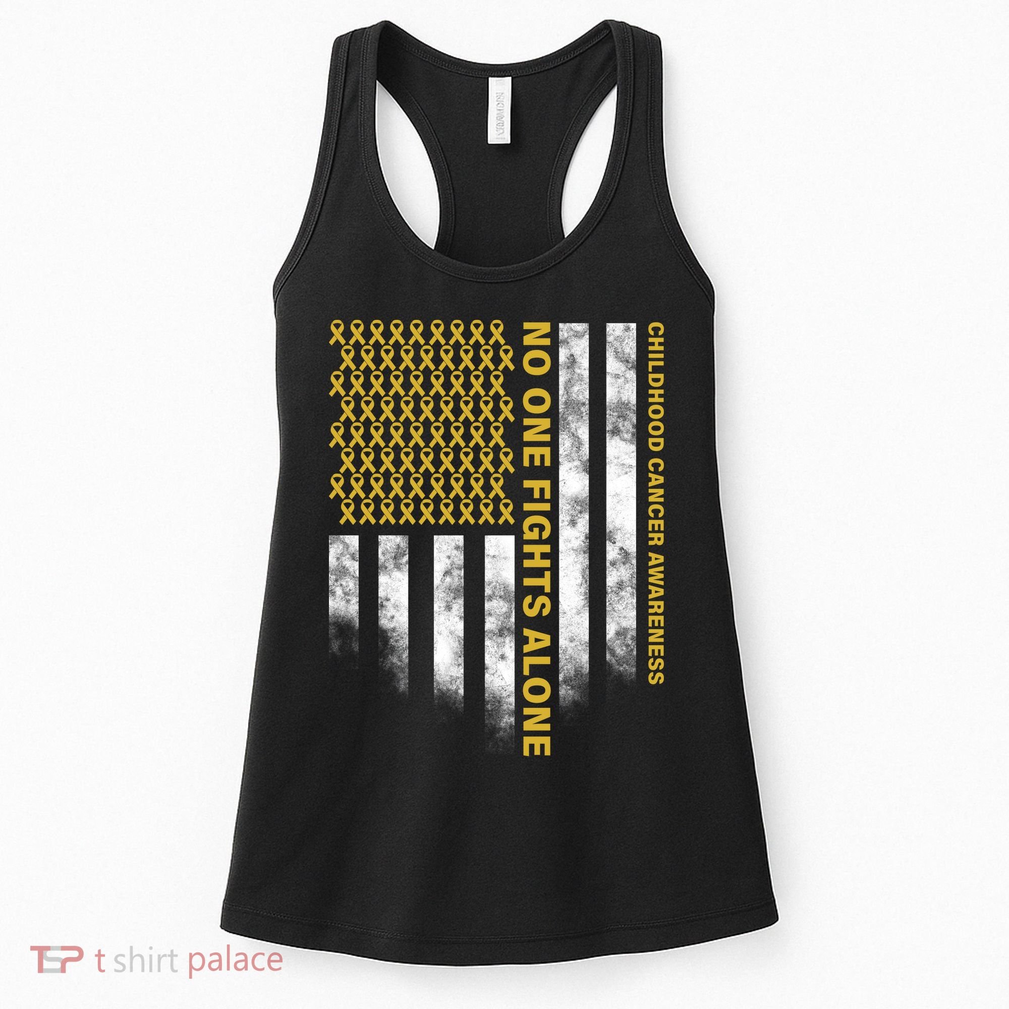 No One Fights Alone Childhood Cancer Women's Tank Top