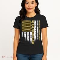 No One Fights Alone Childhood Cancer Women's T-Shirt thumb 4
