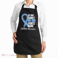 No One Fights Alone Diabetes Awareness Apron thumb 2