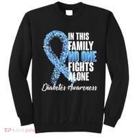 No One Fights Alone Diabetes Awareness Sweatshirt thumb 0