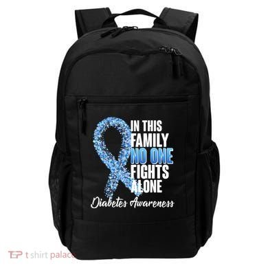No One Fights Alone Diabetes Awareness Backpack