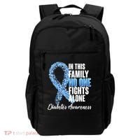 No One Fights Alone Diabetes Awareness Backpack thumb 0