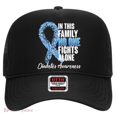 No One Fights Alone Diabetes Awareness Hat