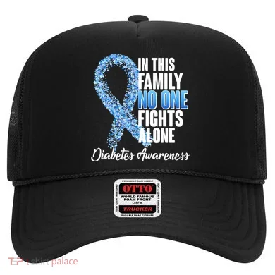 No One Fights Alone Diabetes Awareness Hat