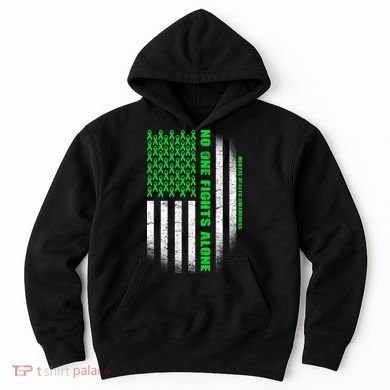 No One Fights Alone Mental Health Awareness Flag Hoodie