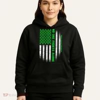No One Fights Alone Mental Health Awareness Flag Hoodie thumb 5